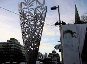 Cathedral Square at dusk